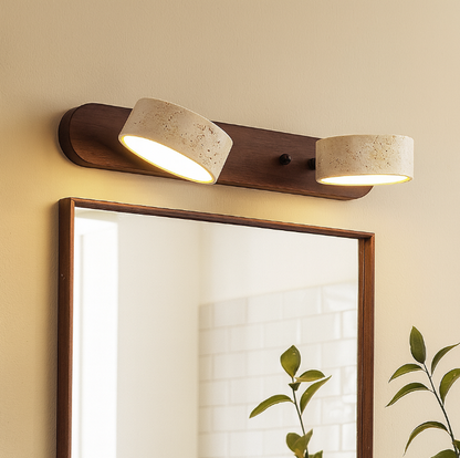 Travertine Duo LED Wall Sconce