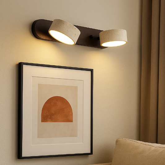 Travertine Duo LED Wall Sconce