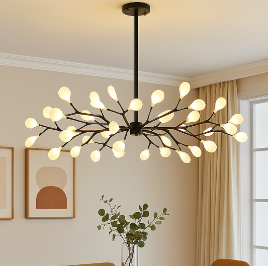 Modern Firefly LED Branch Chandelier Light