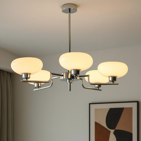 Bauhaus Retro LED Ceiling Chandelier Light