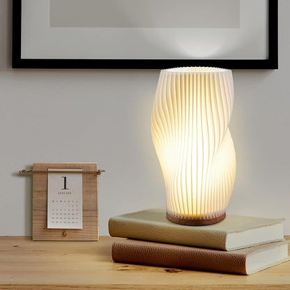 USB Dimmable Wavecrest Table Lamp Modern Design