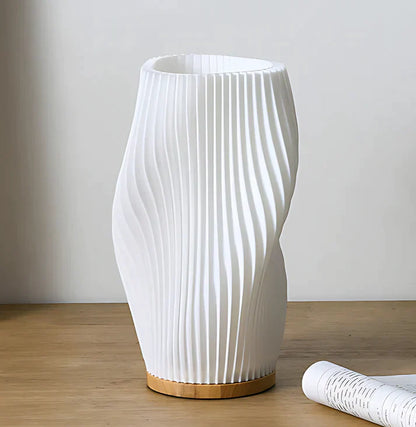 USB Dimmable Wavecrest Table Lamp Modern Design