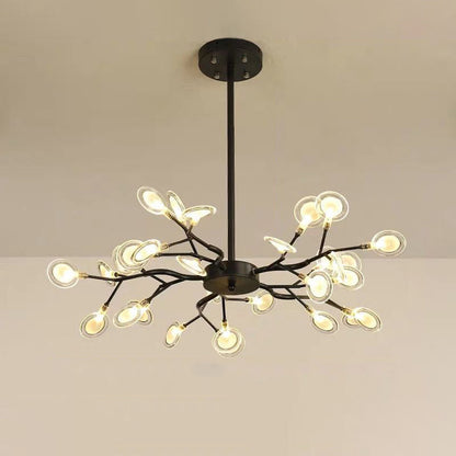Modern Firefly LED Branch Chandelier Light