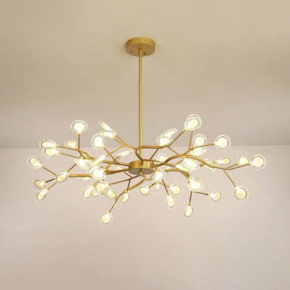 Modern Firefly LED Branch Chandelier Light