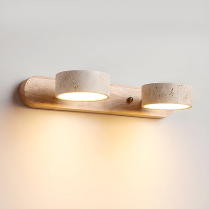 Travertine Duo LED Wall Sconce