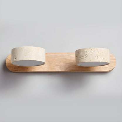 Travertine Duo LED Wall Sconce