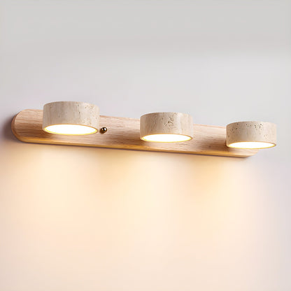Travertine Duo LED Wall Sconce