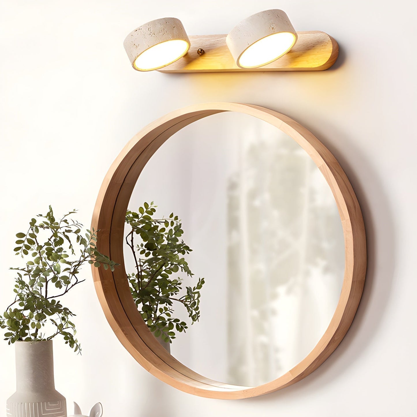 Travertine Duo LED Wall Sconce