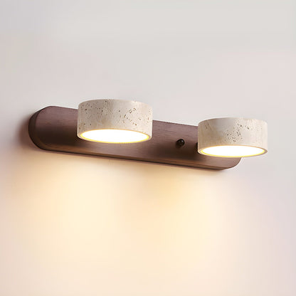 Travertine Duo LED Wall Sconce