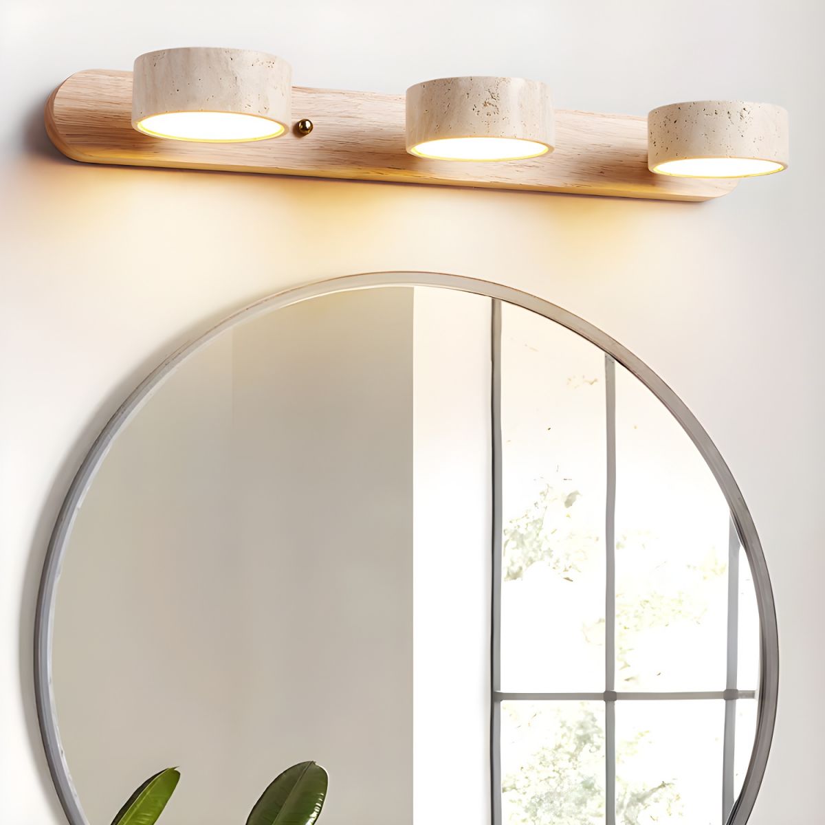 Travertine Duo LED Wall Sconce