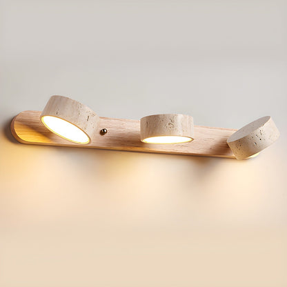 Travertine Duo LED Wall Sconce