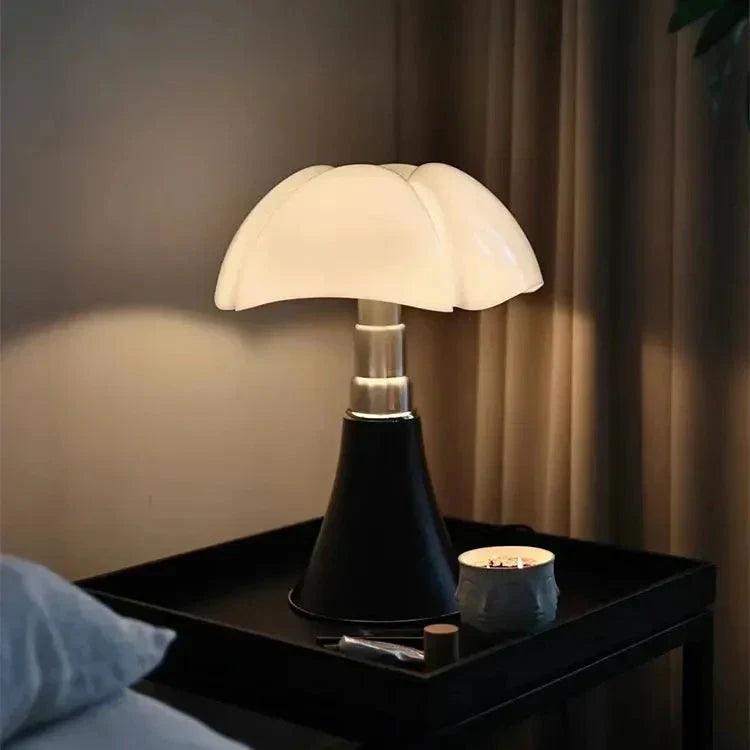 Vintage LED Table Lamp with Acrylic Shade