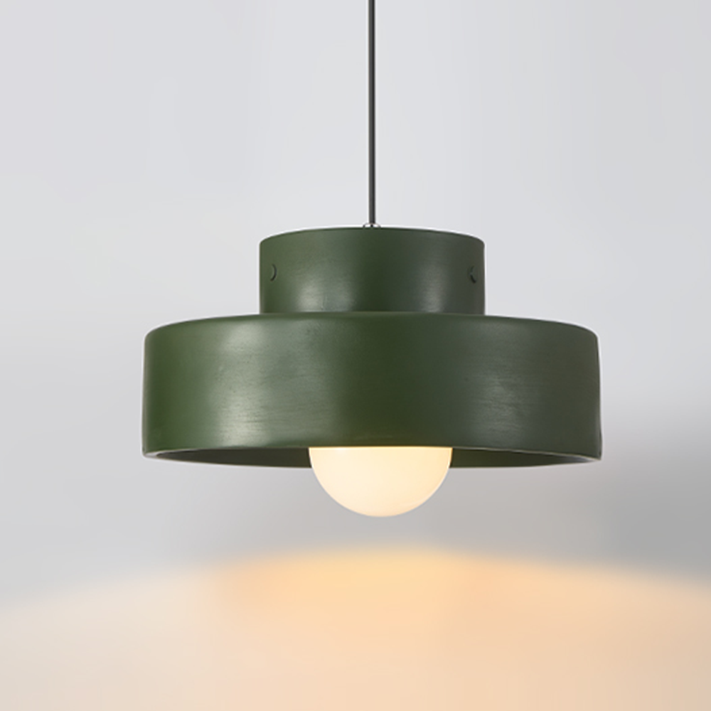 Vintage Wabi Sabi Resin Pendant Light