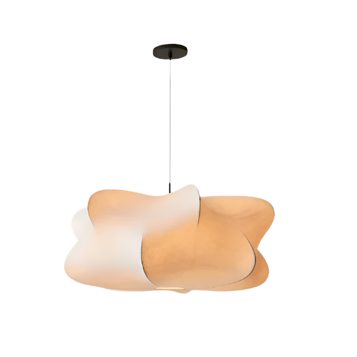 Wabi Sabi Silk Hanging Lamp Japanese Style