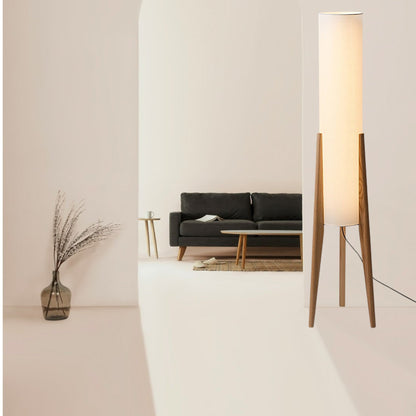 Walnut Solid Wood Nordic Floor Lamp