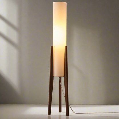 Walnut Solid Wood Nordic Floor Lamp