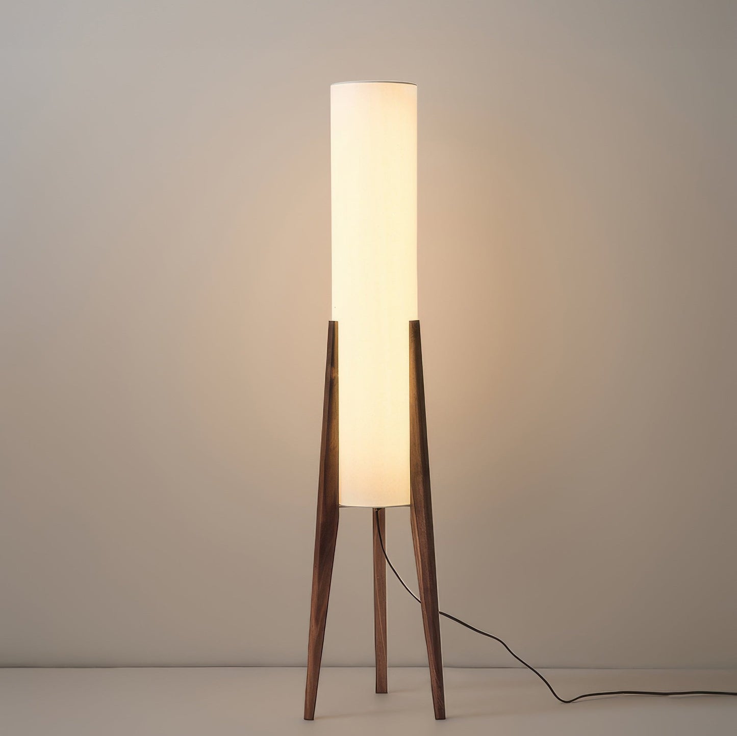 Walnut Solid Wood Nordic Floor Lamp