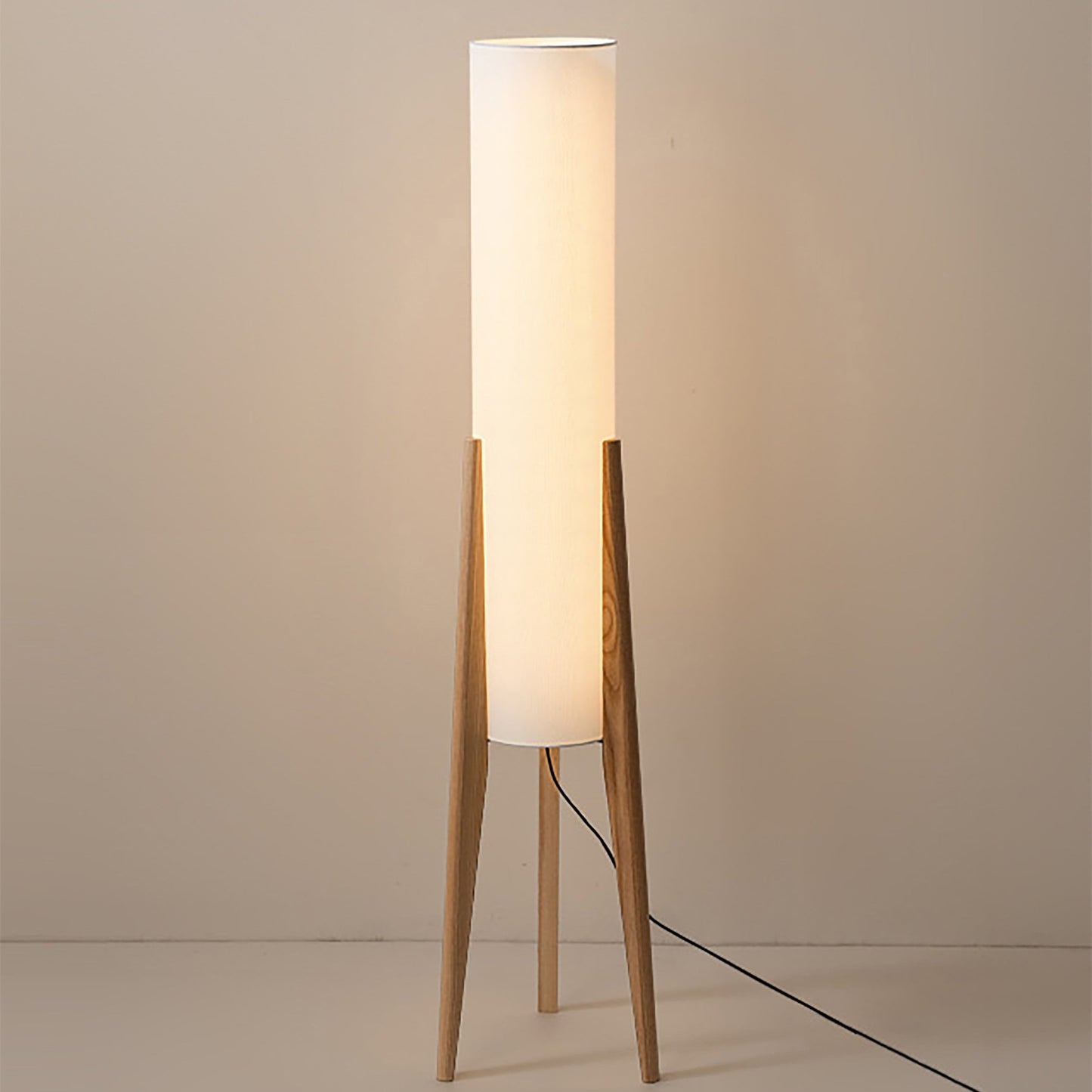 Walnut Solid Wood Nordic Floor Lamp