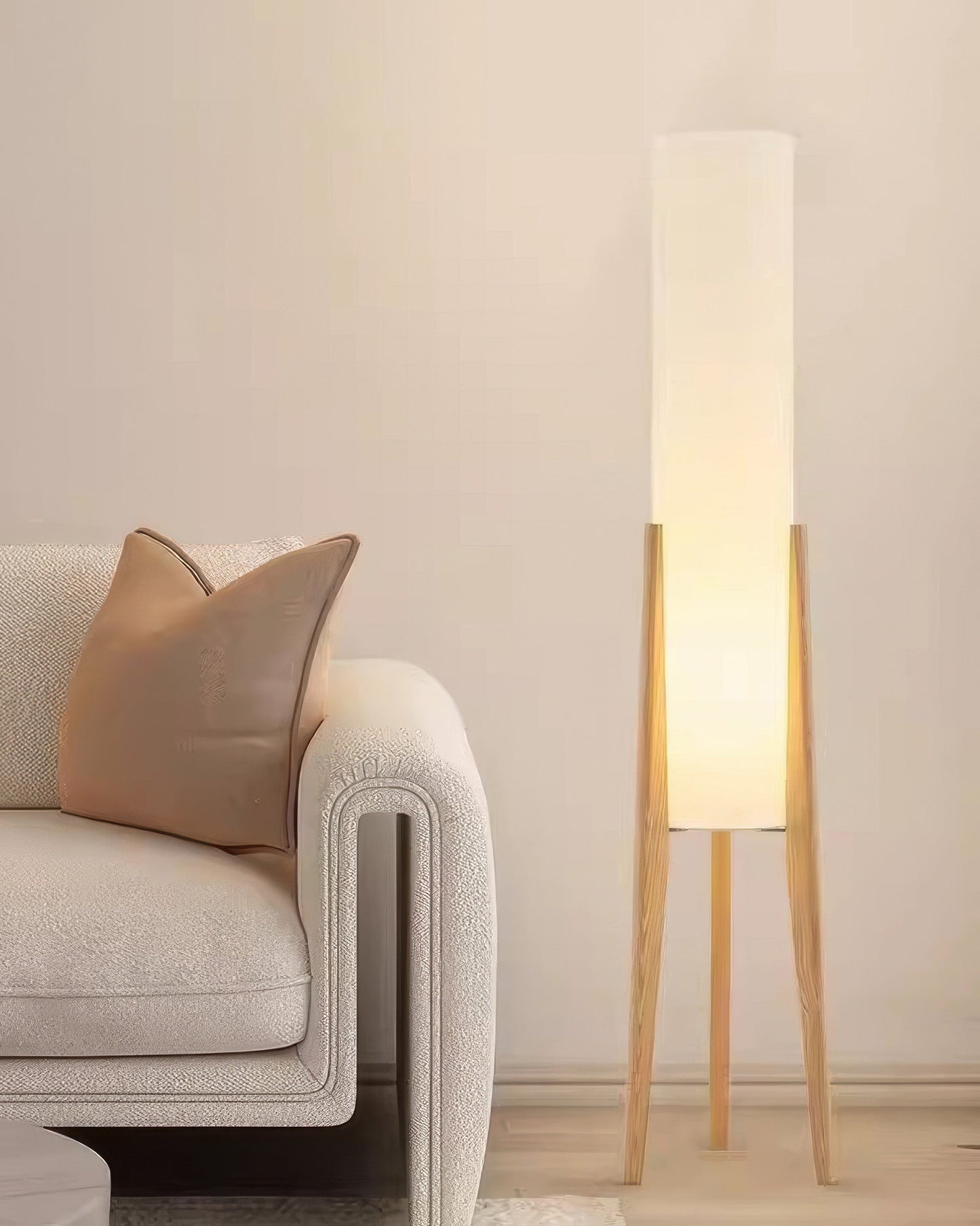 Walnut Solid Wood Nordic Floor Lamp